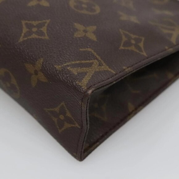 LOUIS VUITTON Monogram Poche Toilette 19 Pouch M47544 LV Auth 139379 - Picture 10 of 16